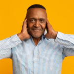 man with tinnitus